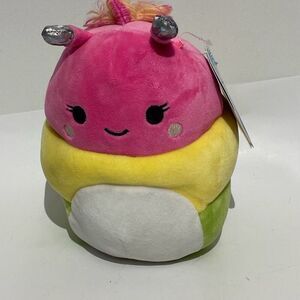 Kellytoy Squishmallows Cornelia The Rainbow Caterpillar Stuffed Animal Toy
